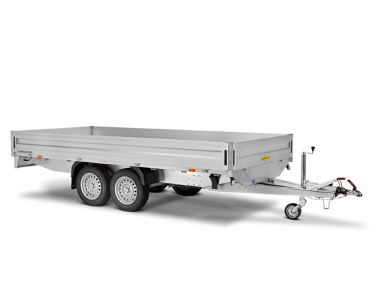 Humbaur HT 203116 – Tandem-Axle Aluminium Flatbed Trailer (2,000 kg)